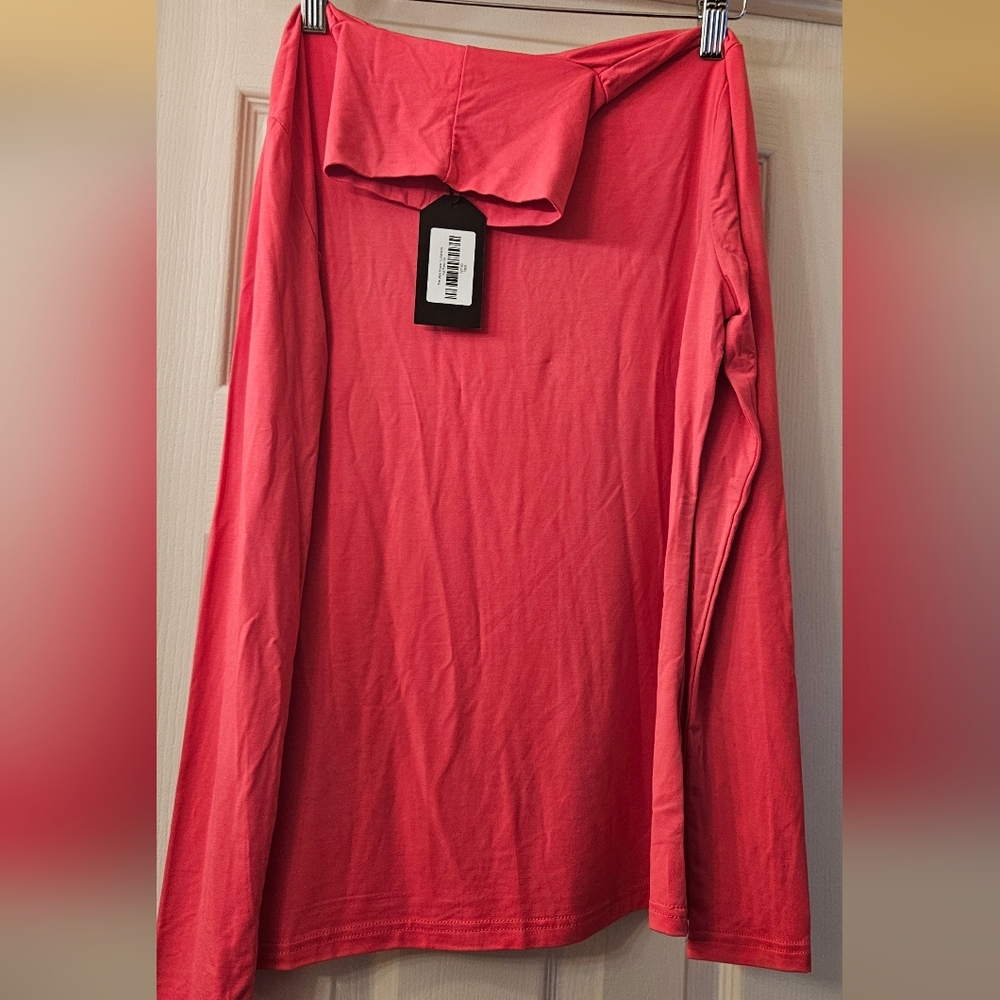 Aleeza Hot Pink Long Sleeve Tuternick